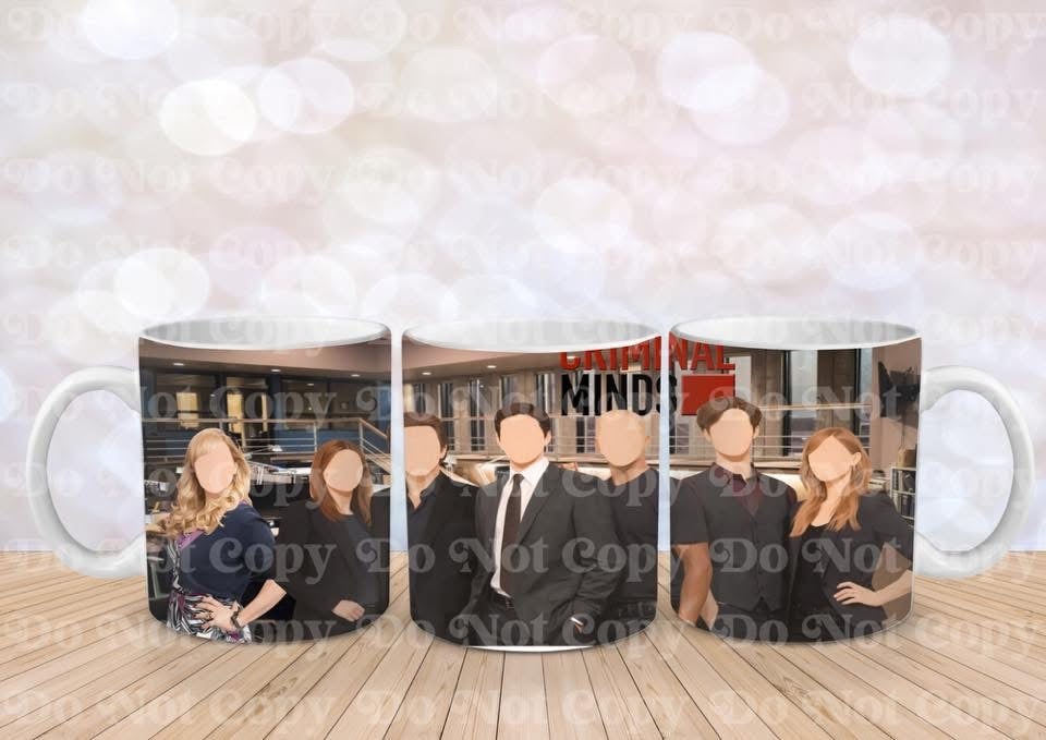 Criminal minds faceless full design mug