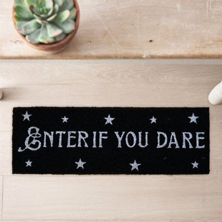 Enter if you dare top step mat