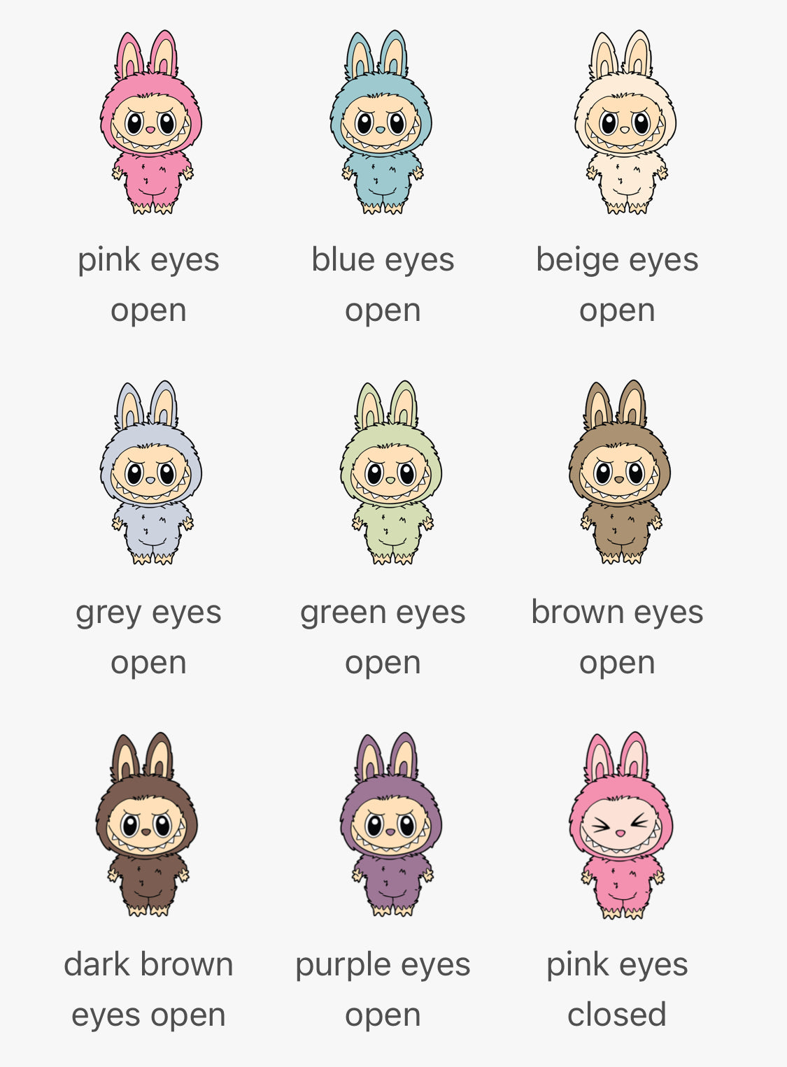 Little monster key chains