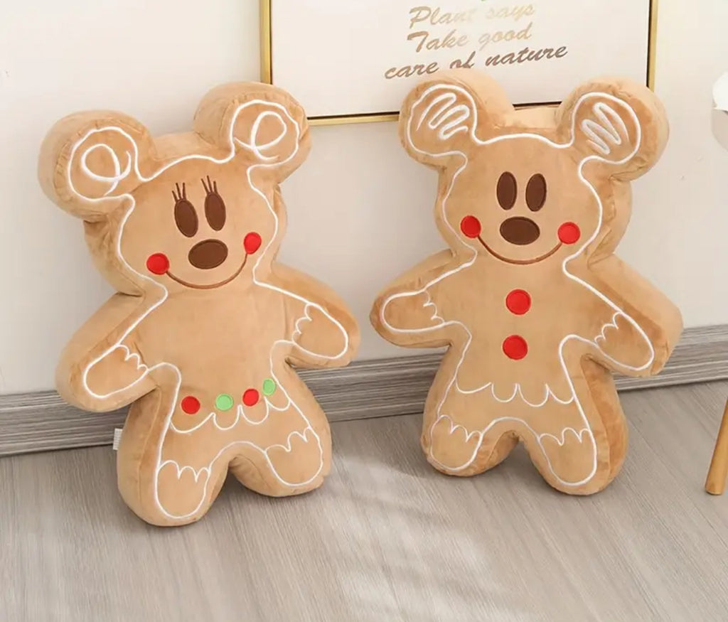 Mouse gingerbread plushies