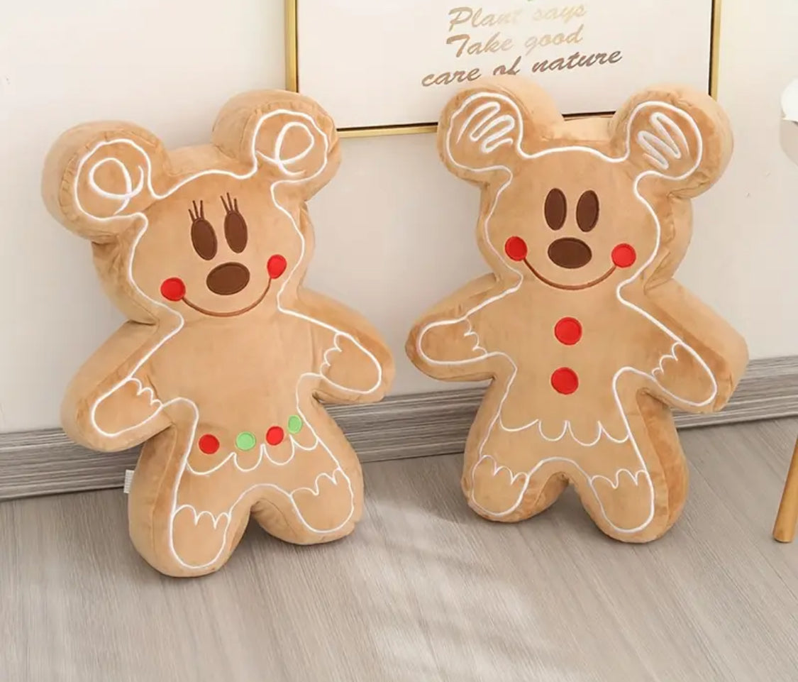 Mouse gingerbread plushies