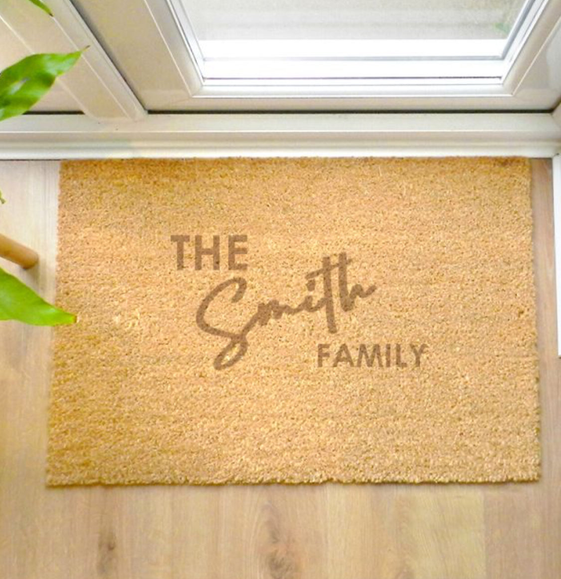 Fully personalised door mat