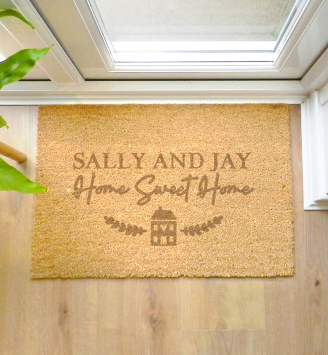 Personalised Home Sweet Home Rectangle Indoor Doormat!