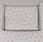 Surprise 3.5” leatherette and fabric hair bows