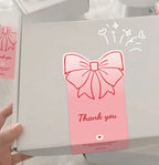 Surprise 3.5” leatherette and fabric hair bows