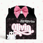 Personalised Halloween treat boxes