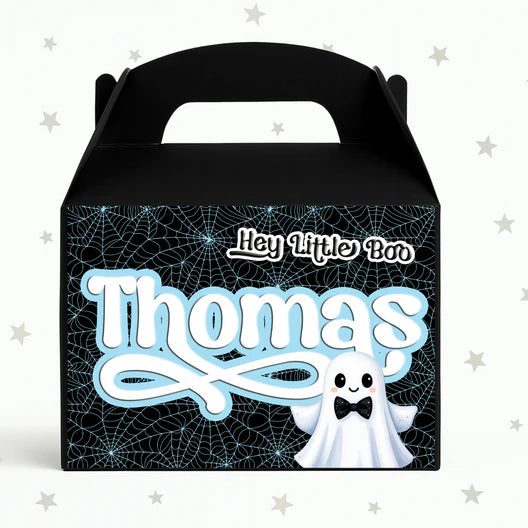 Personalised Halloween treat boxes