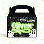 Personalised Halloween treat boxes