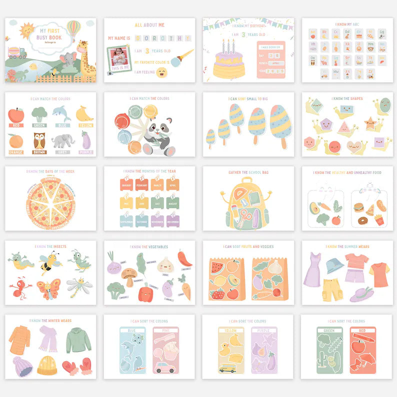 My First Busy Book – 80 Learning Activities for Toddlers (Ages 2–5)