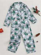Infant dinosaur Christmas pyjamas