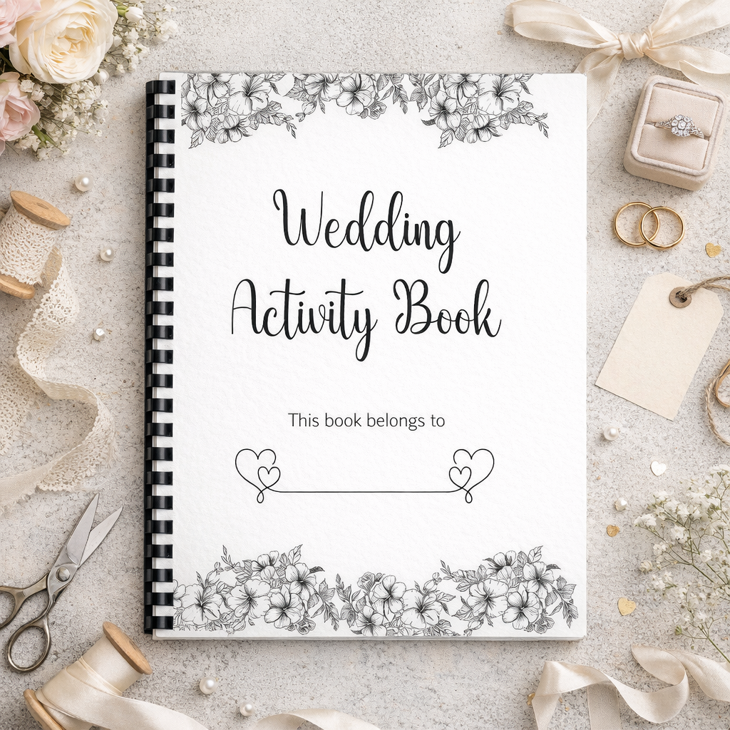 Kids Wedding activity books