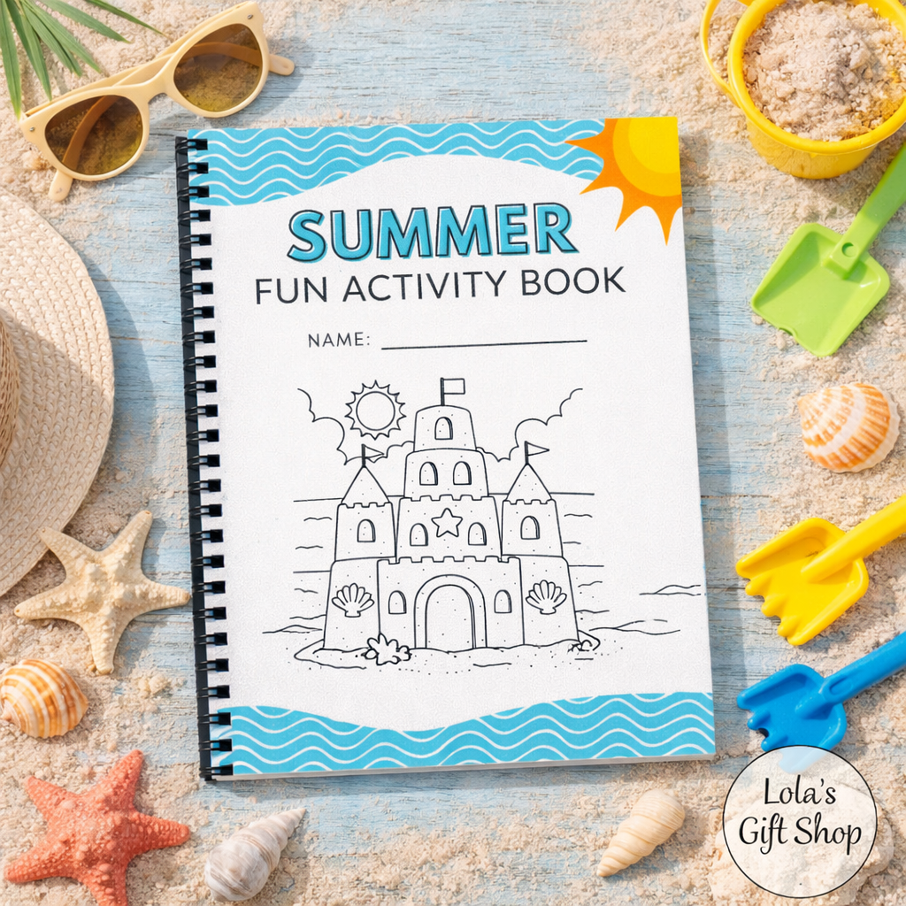 20 page summer activity book
