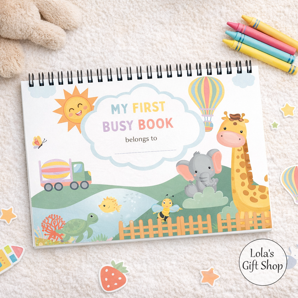 My First Busy Book – 80 Learning Activities for Toddlers (Ages 2–5)