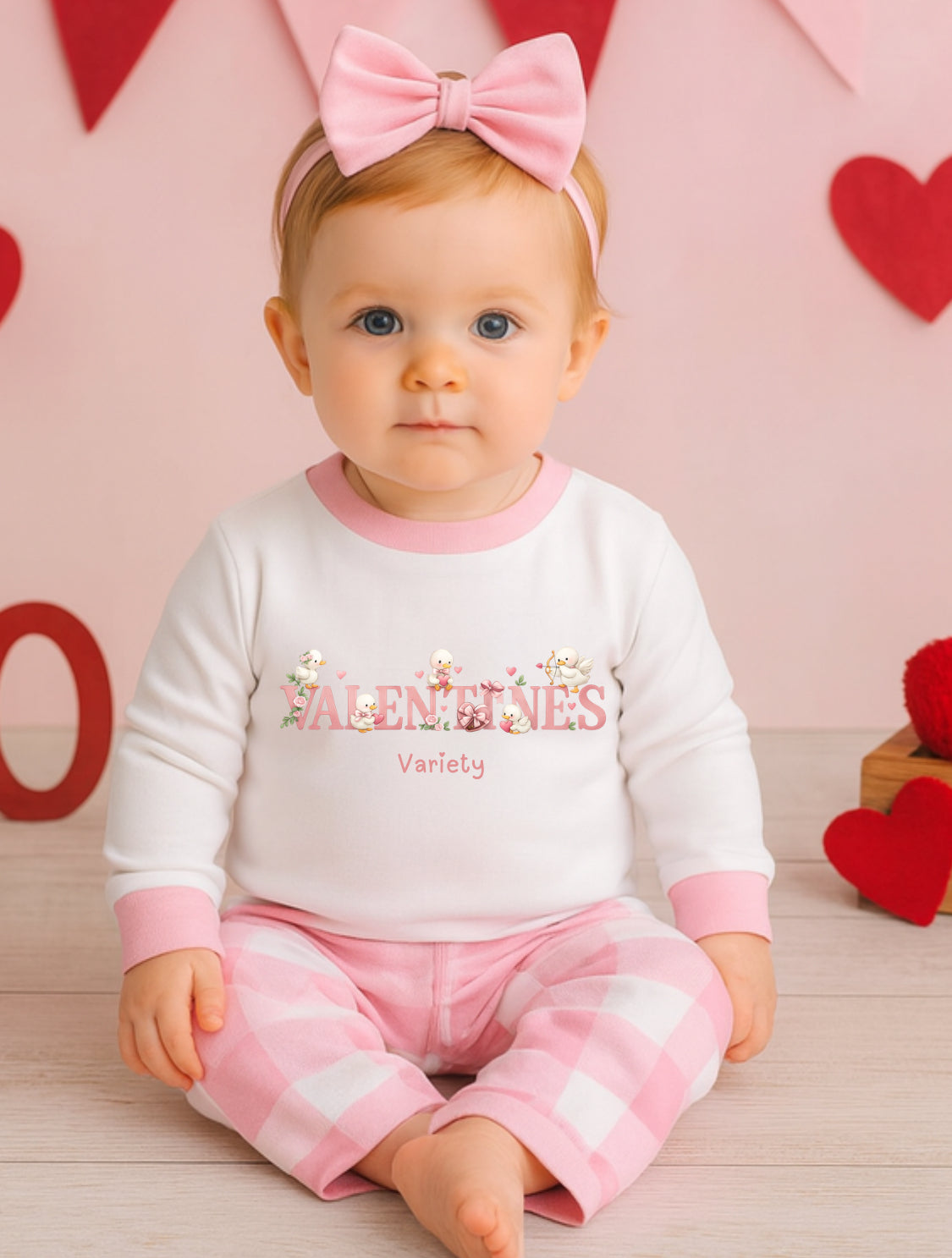 Goose valentine pjyamas