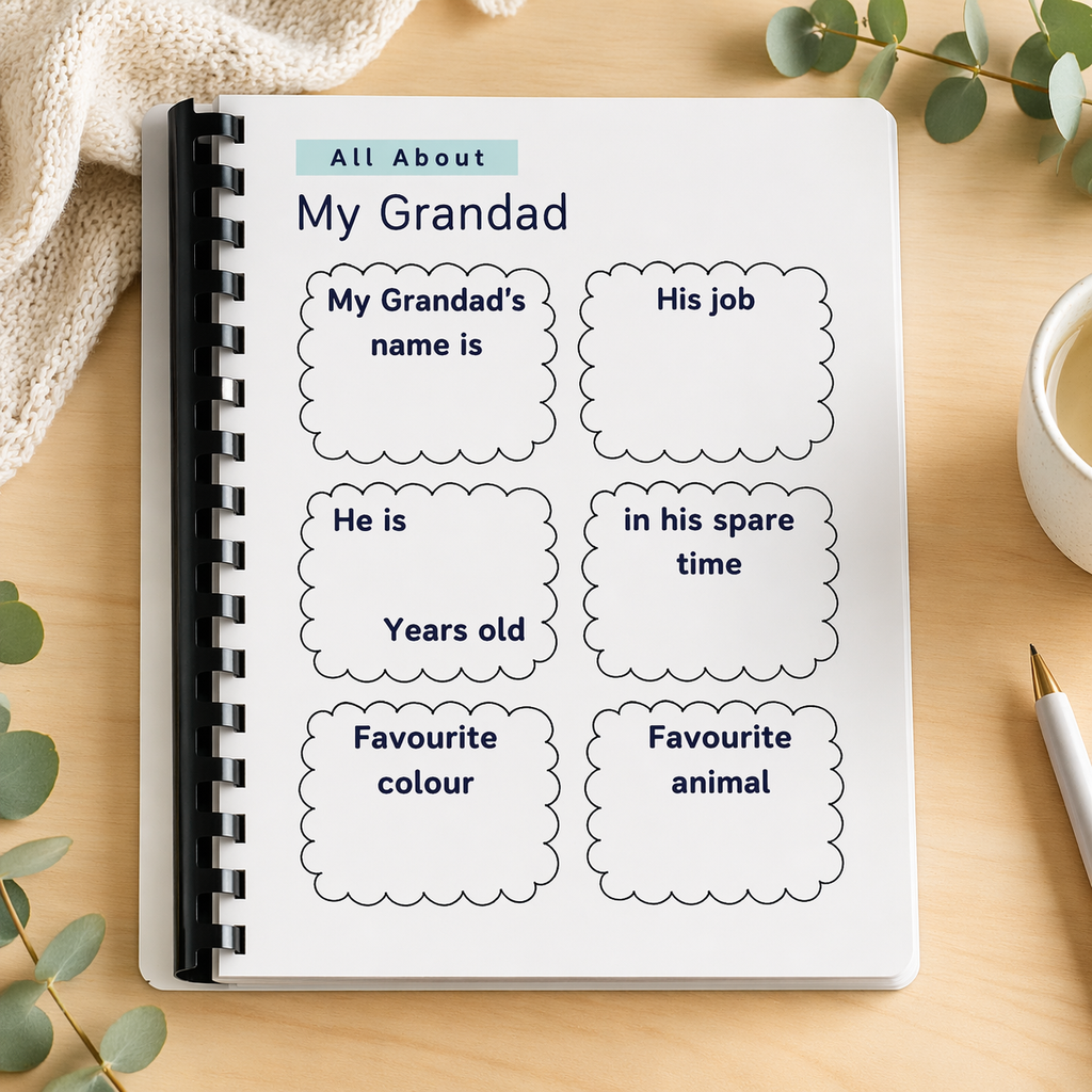 All About My Grandad – Memory & Activity Book