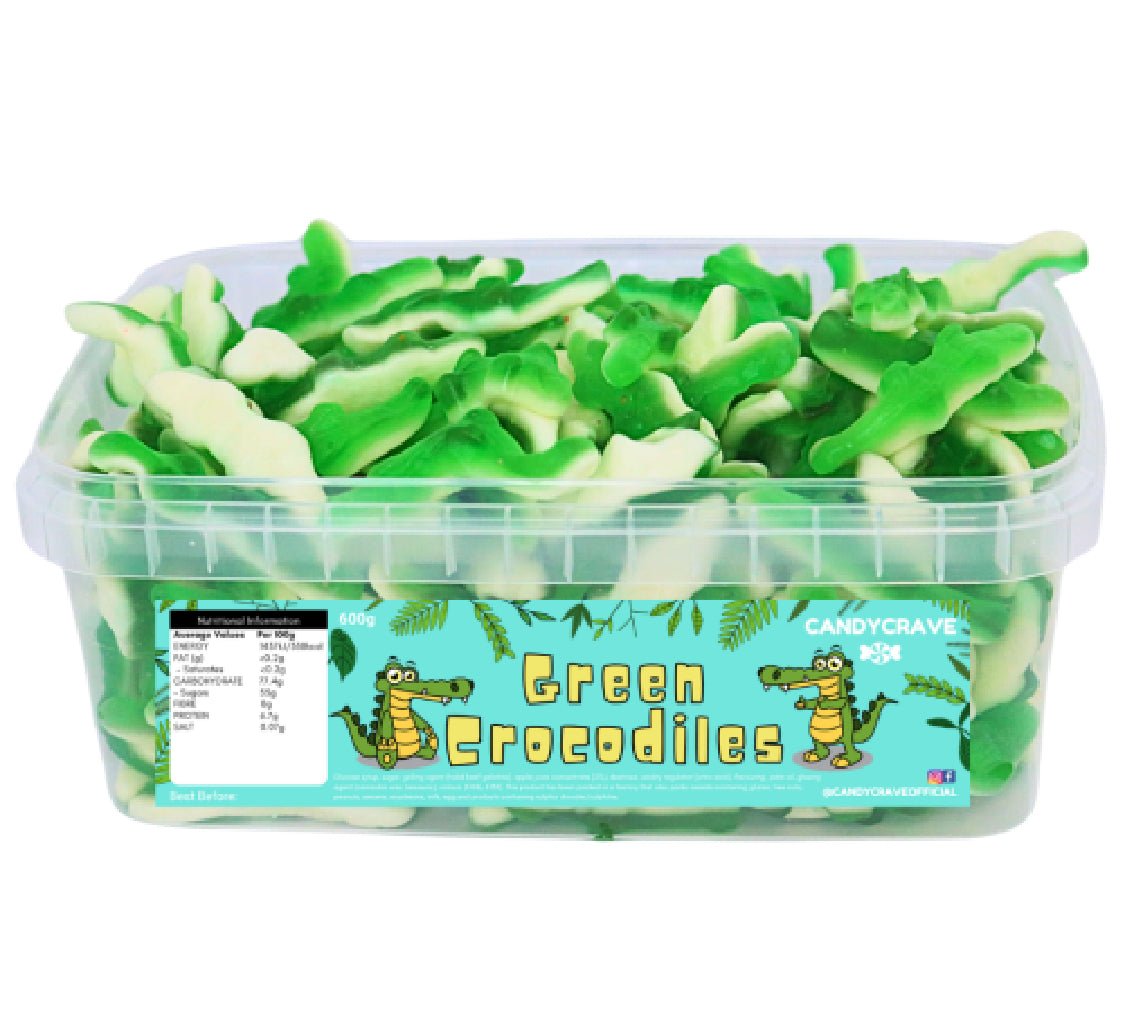 Candycrave Green Crocodiles Tub 600g