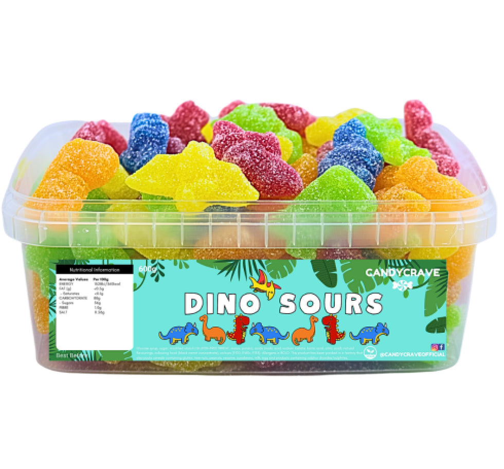 Candycrave sour Dino Tub 600g