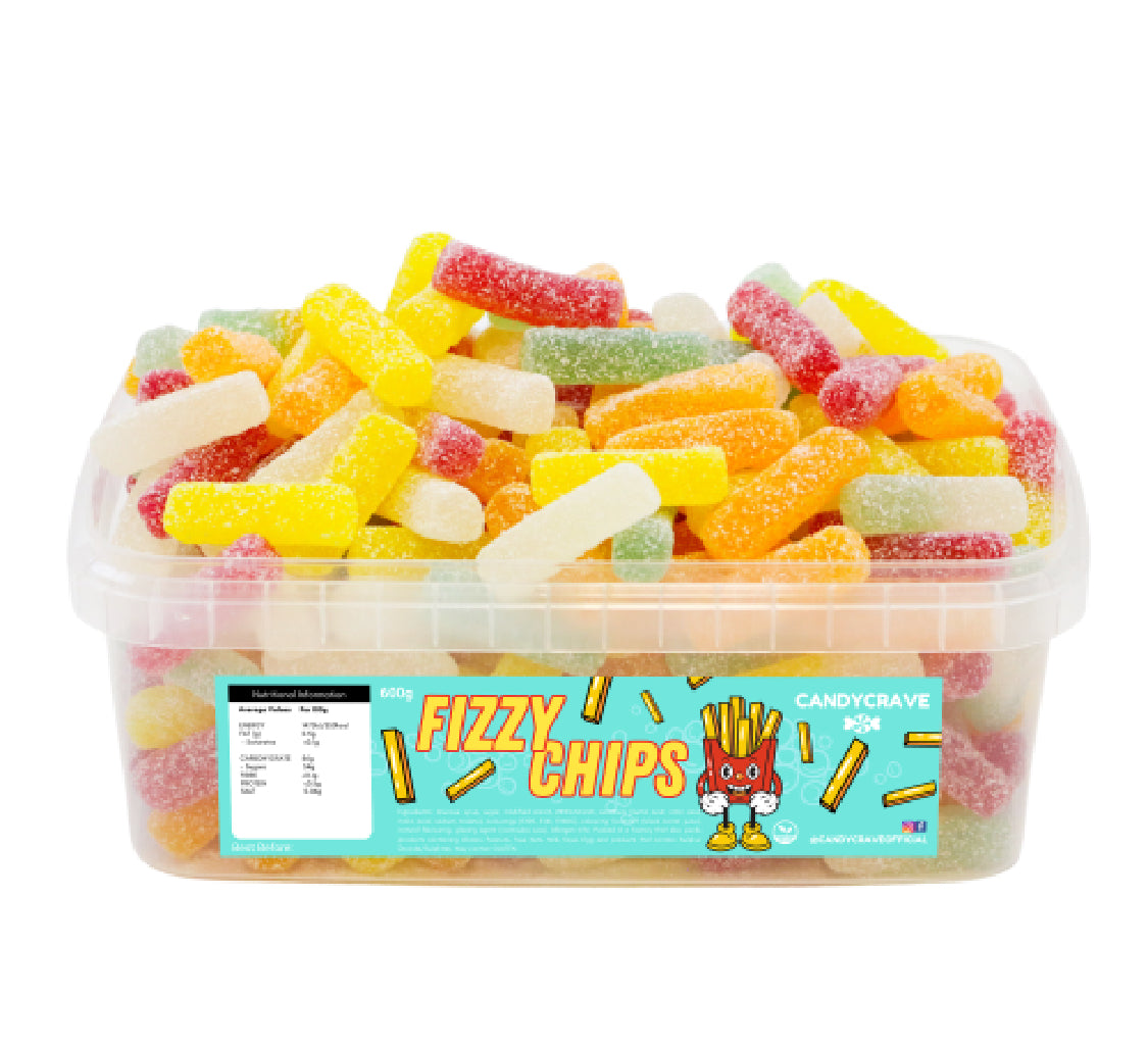 Candycrave Fizzy Chips Tub 600g