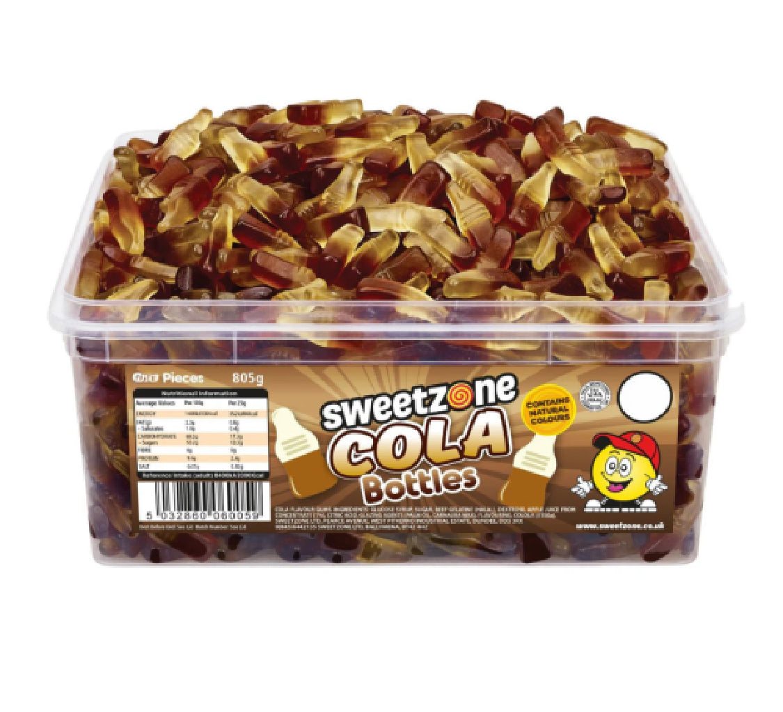 Sweetzone Cola Bottles 805g Tub