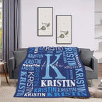 Personalised fleece blankets