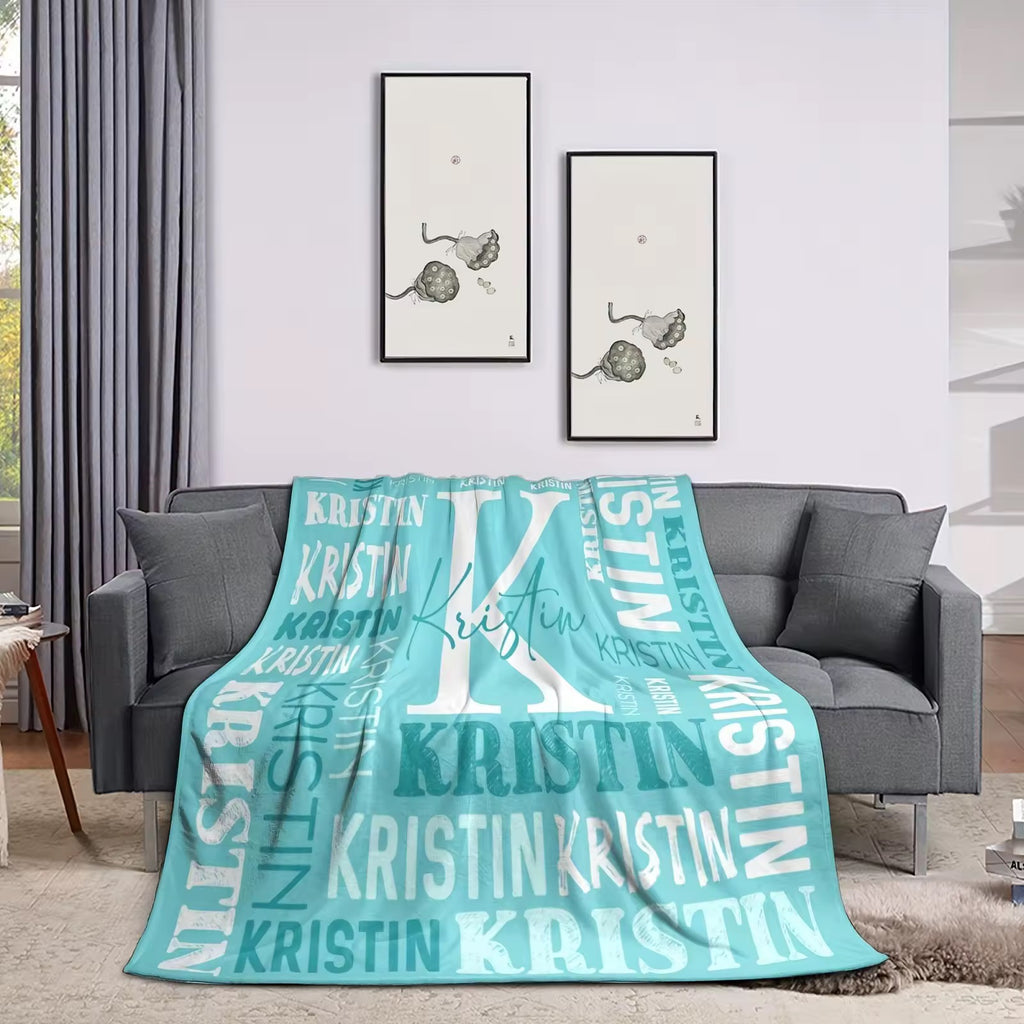Personalised fleece blankets