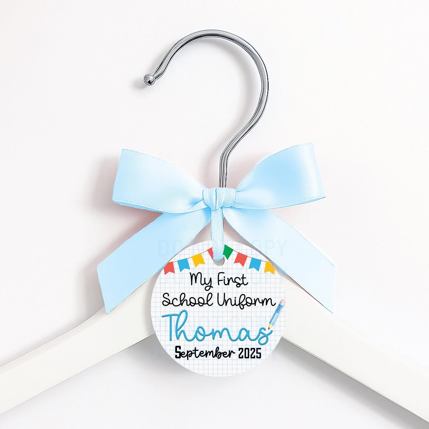 My First School Uniform Tag – Personalised Keepsake