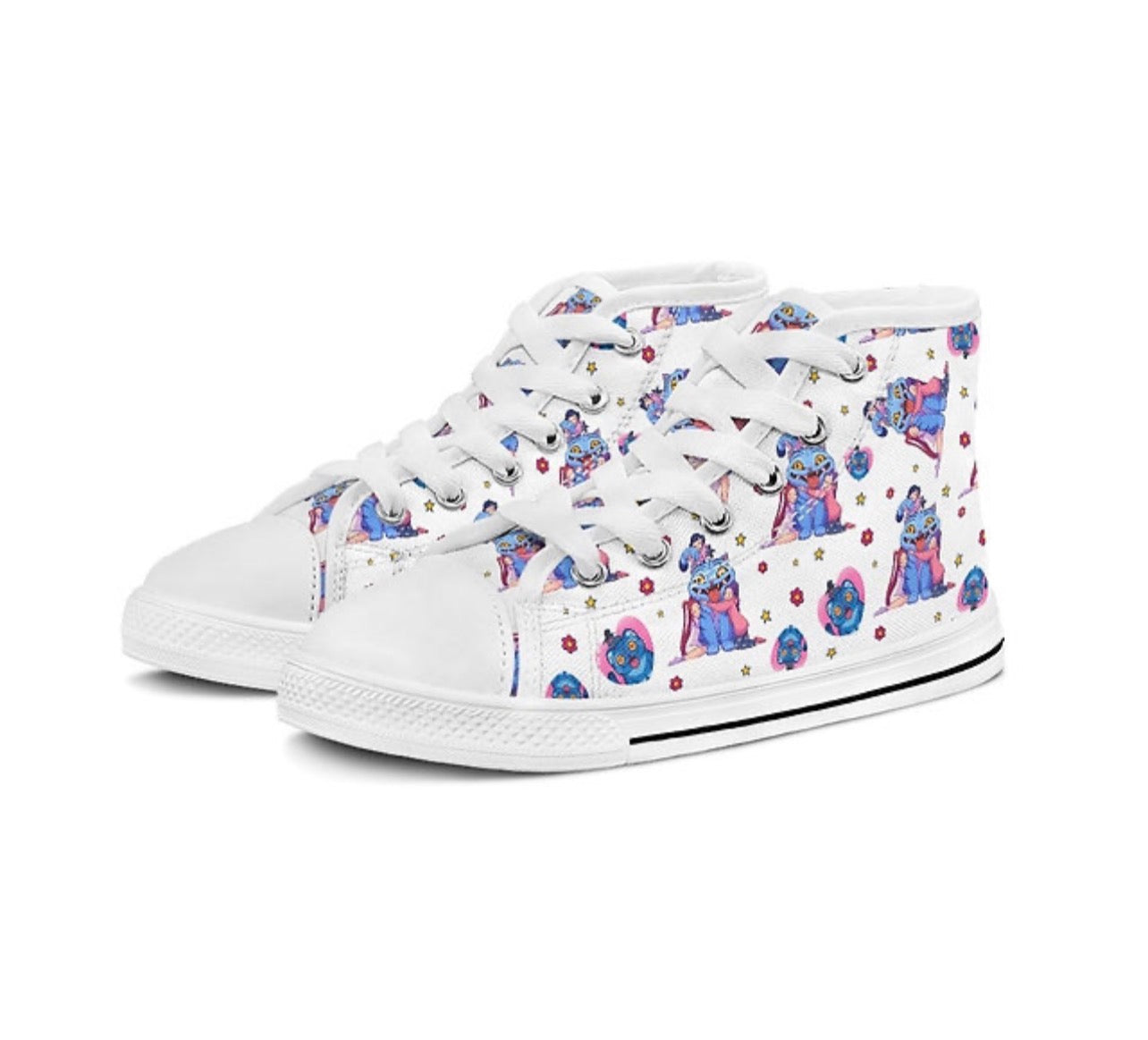 Custom made kpop converse style shoes