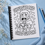 Bad baby daddy colouring book a4