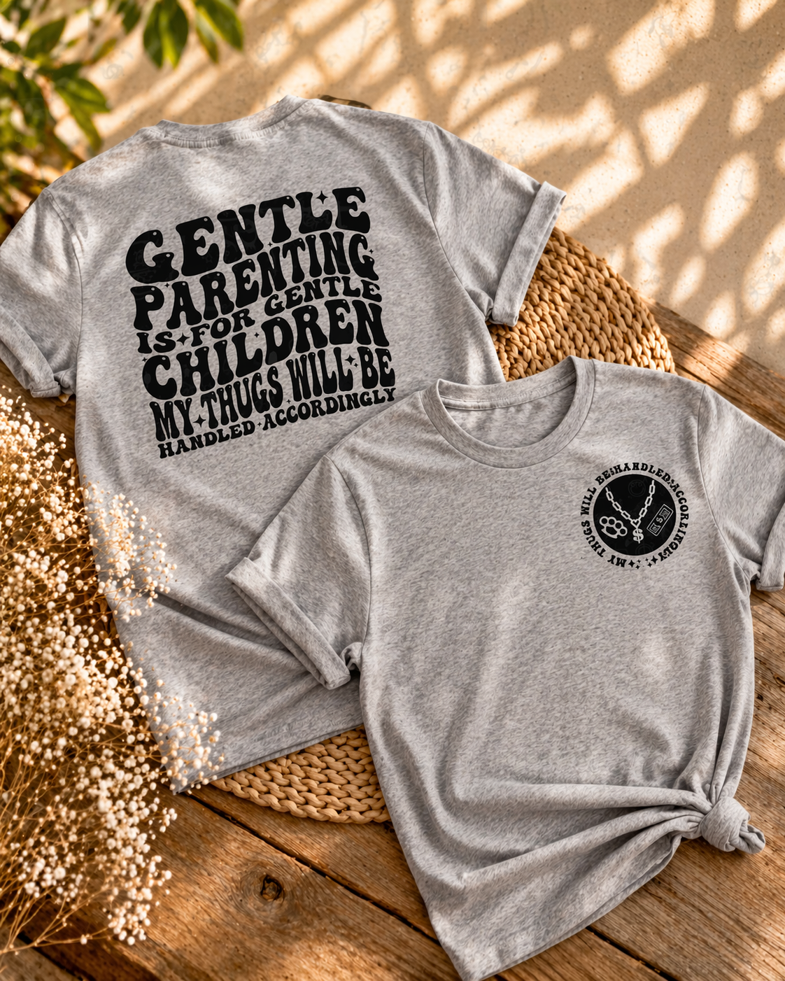 Gentle parenting is for gentle kids tshirt