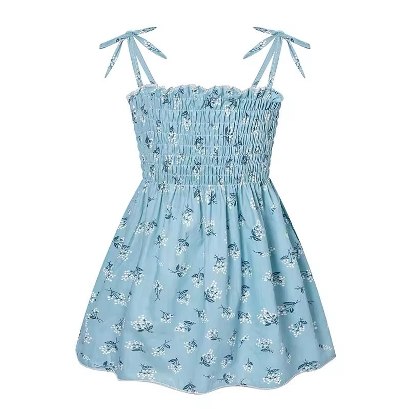 Girls ditzy flower dresses