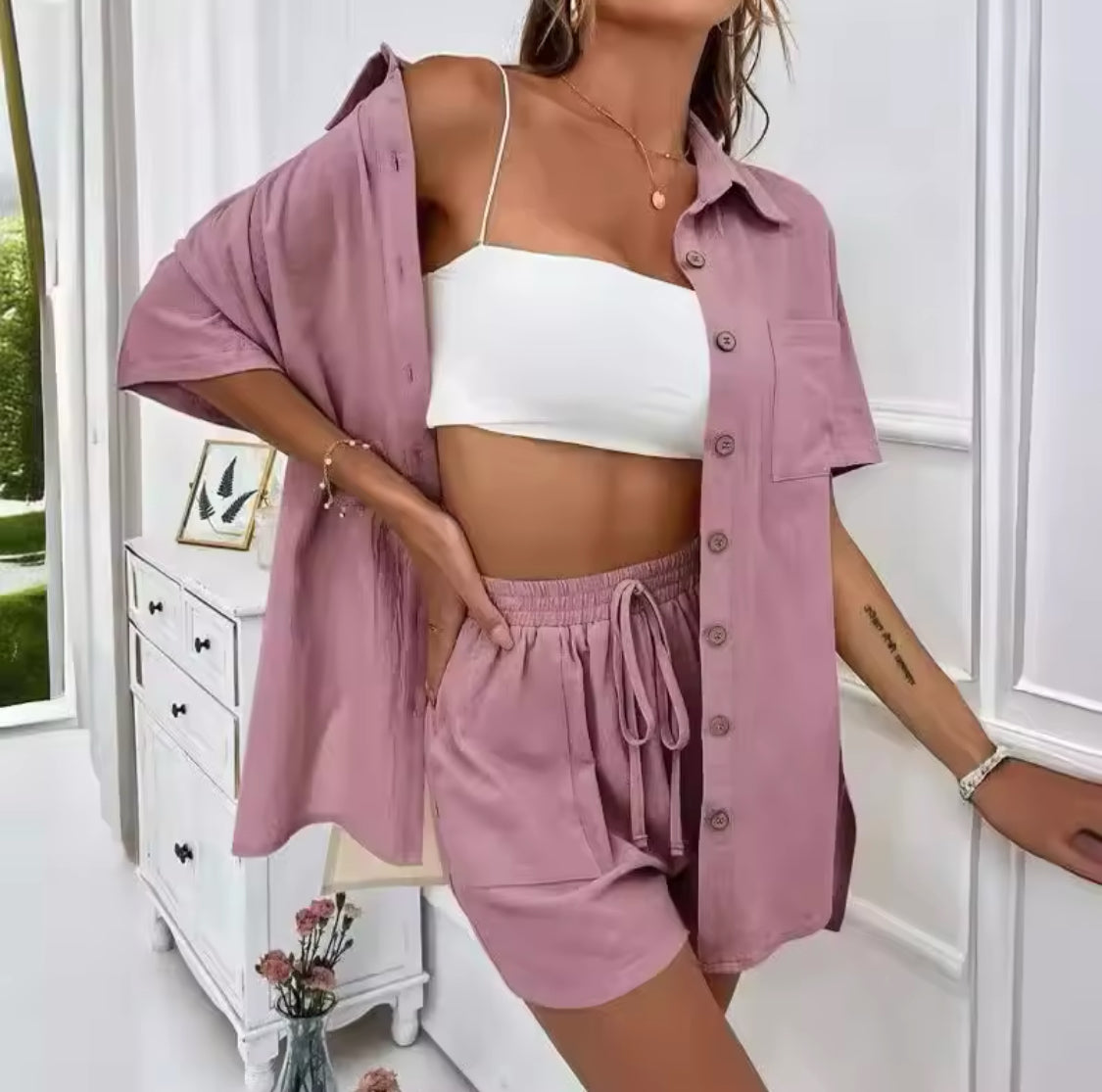 Shorts and shirt women’s set