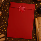 Personalised Santa letter with envelope and wax seal effect sticker
