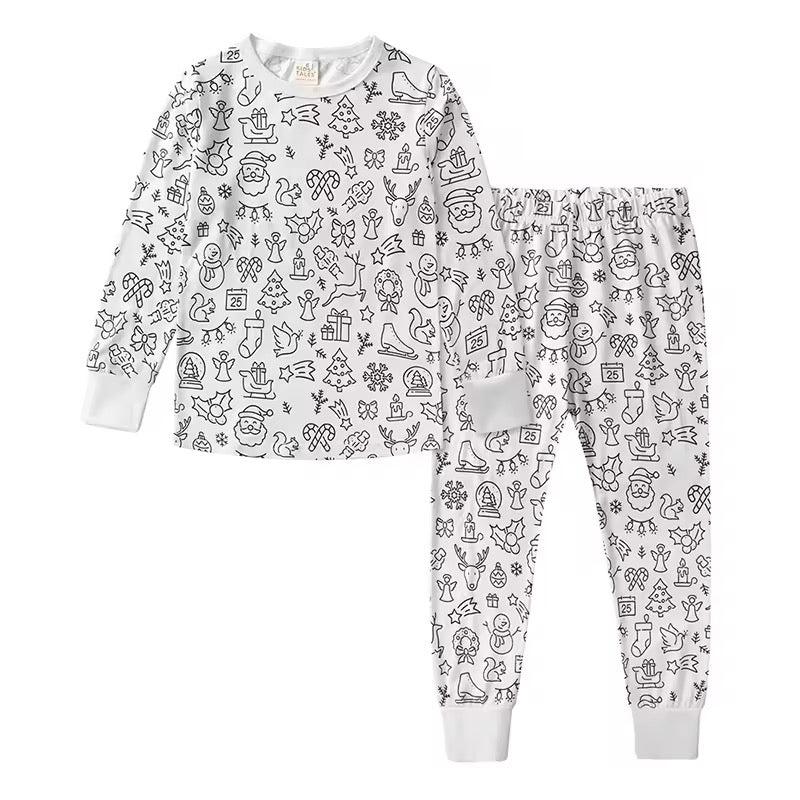 Colour your own Christmas pjs
