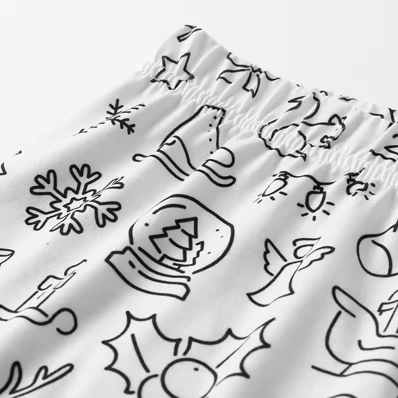 Colour your own Christmas pjs