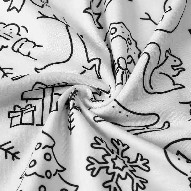 Colour your own Christmas pjs