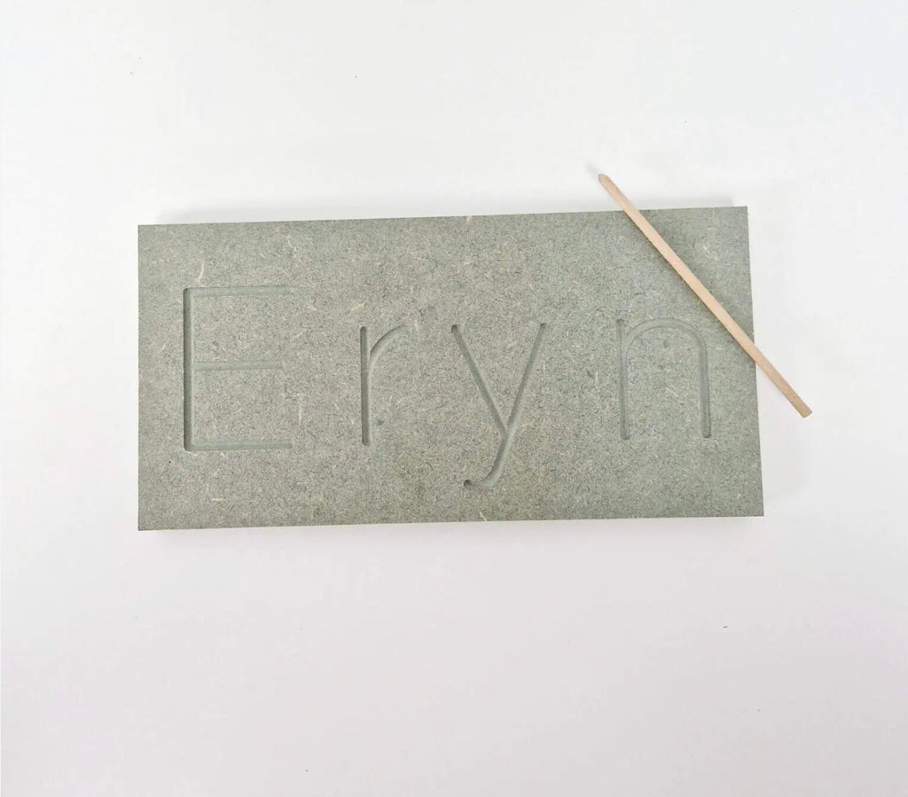 18mm mdf Name Tracing Board and Pen