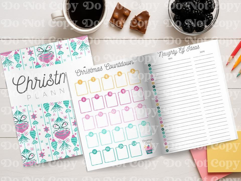 65 page Christmas planner