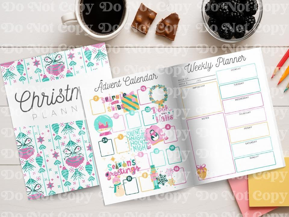 65 page Christmas planner