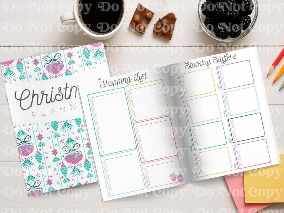 65 page Christmas planner