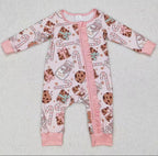 Milk and cookies bow Christmas pyjamas and romper suits