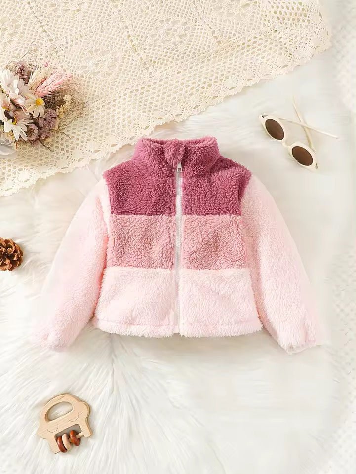 Girls pinks teddy bear jacket - Lola’s gift shop <3Girls pinks teddy bear jacketLola’s gift shop <3