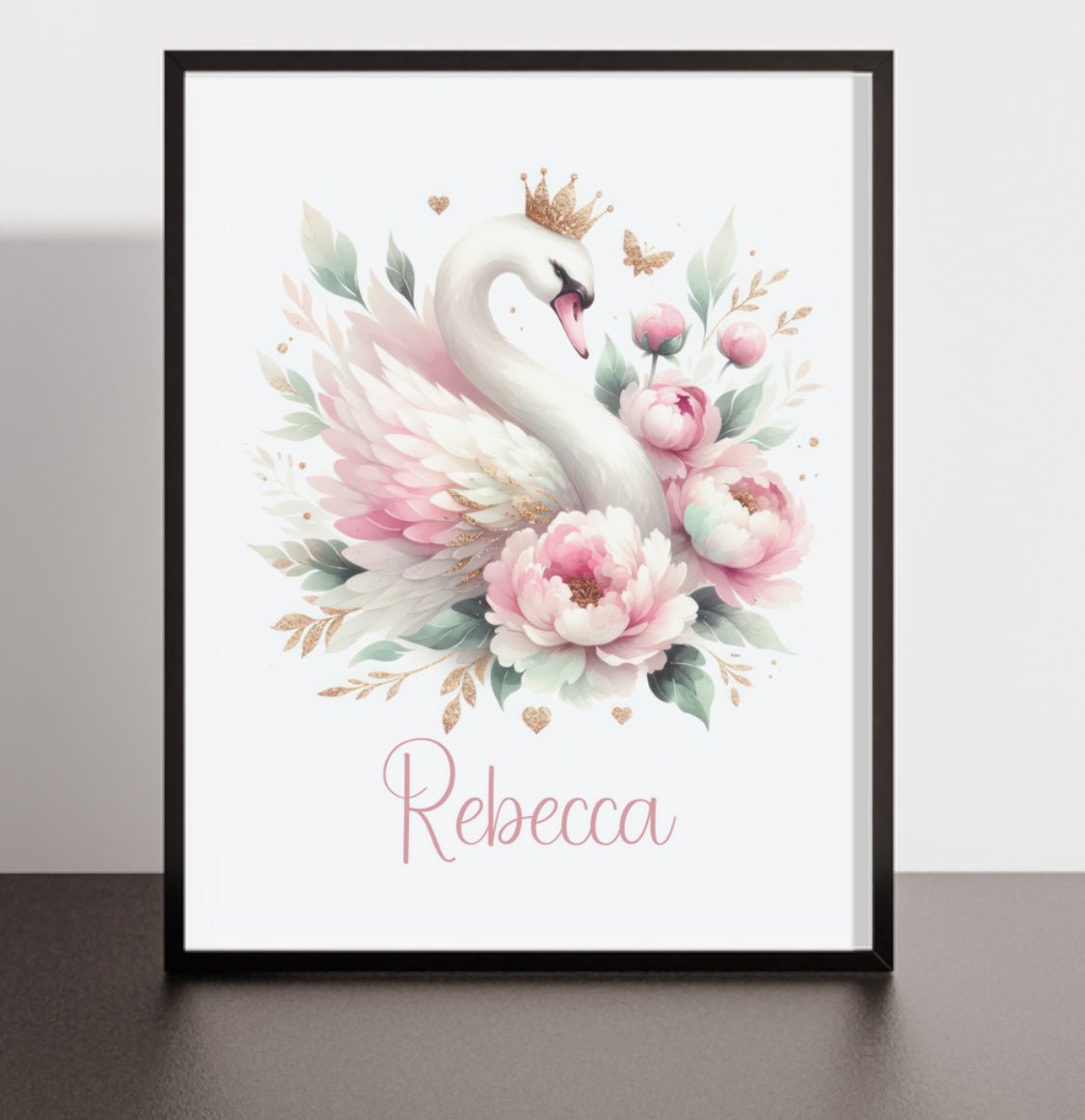 personalised Swan print/digital - Lola’s gift shop <3personalised Swan print/digitalLola’s gift shop <3