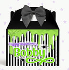 Personalised slime Halloween treat boxes