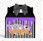 Personalised slime Halloween treat boxes