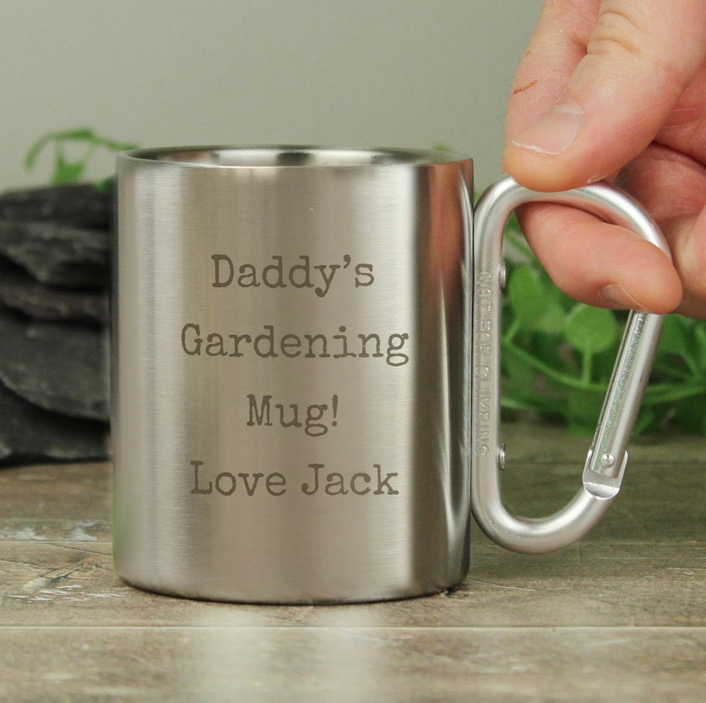 Personalised Free Text Metal Mug