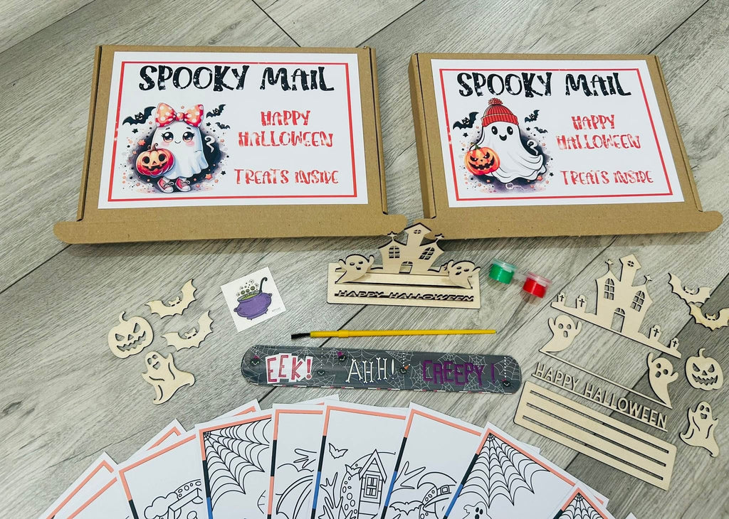 Spooky mail gift box