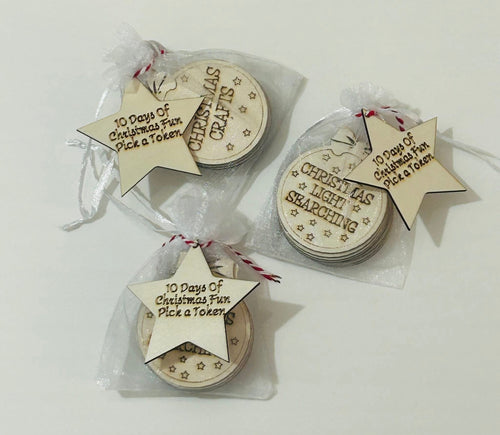 10 days of Christmas activity tokens