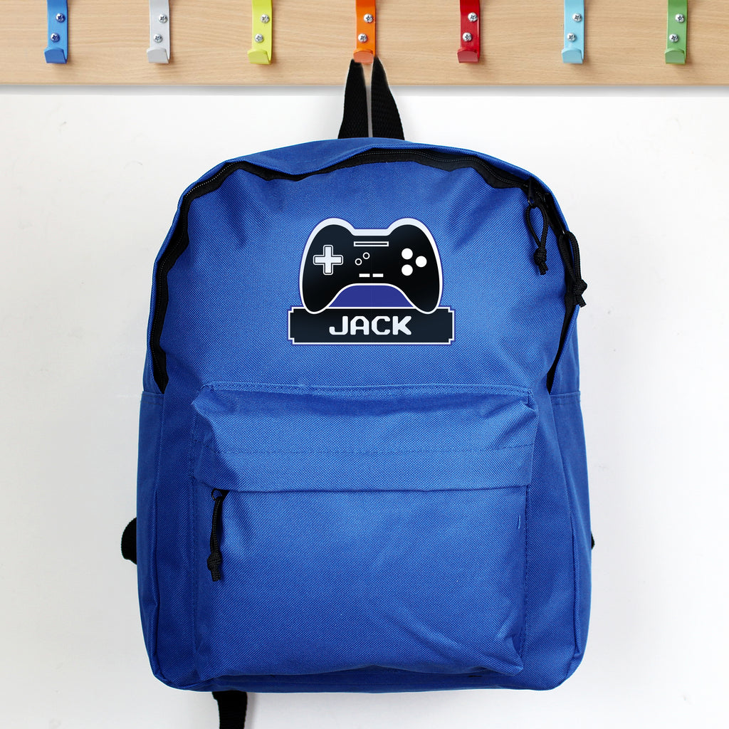 Personalised gamer backpack