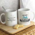 Personalised Best Dads Get Promoted to Mug