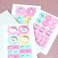 Personalised baby unicorn stickers
